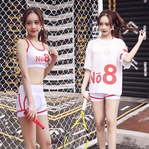 新款三件套泳衣运动风
