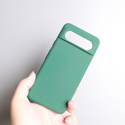 Green — Matte Anti Slip Soft Silicone Minimal 8, 8 Pro Google Pixel Phone Case