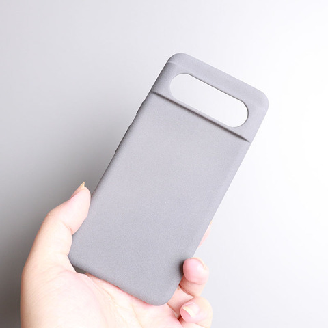 Gray — Matte Anti Slip Soft Silicone Minimal 8, 8 Pro Google Pixel Phone Case