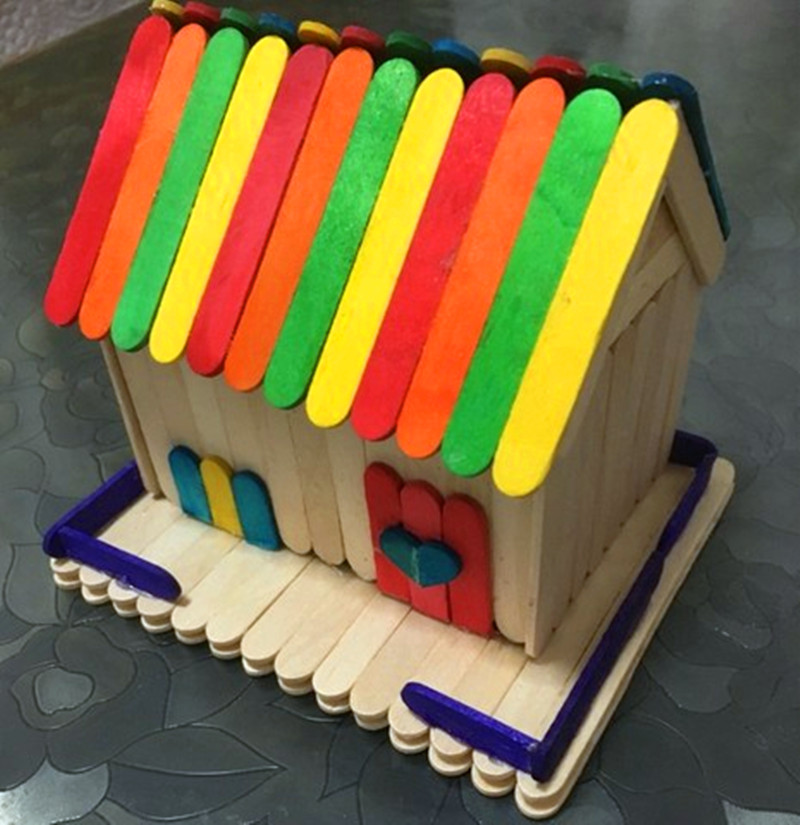 模型材料木条雪糕棒冰棒棍儿童手工diy制作小屋房子冰棍木棒批发
