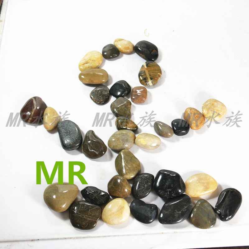 Fish Tank Small Stone Super Polished Small Pebble Riverstones Aquarium Decoration Garden Stone Hydroponic Stone Per Jin