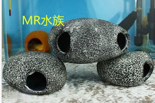 Fish Tank Decorative Aquarium Decorative Landscaping Cichlid Escape Pottery Pot Taiwan Yabo Stone View Multiple Models Small Ornaments Snapper