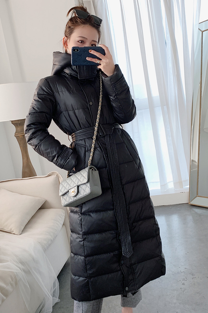 Down jacket women's mid-length 2020 new style over-the-knee fashion to ankle high-end atmosphere super long Korean slim slimming