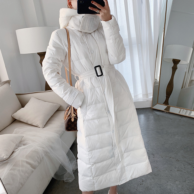 Down jacket women's mid-length 2020 new style over-the-knee fashion to ankle high-end atmosphere super long Korean slim slimming
