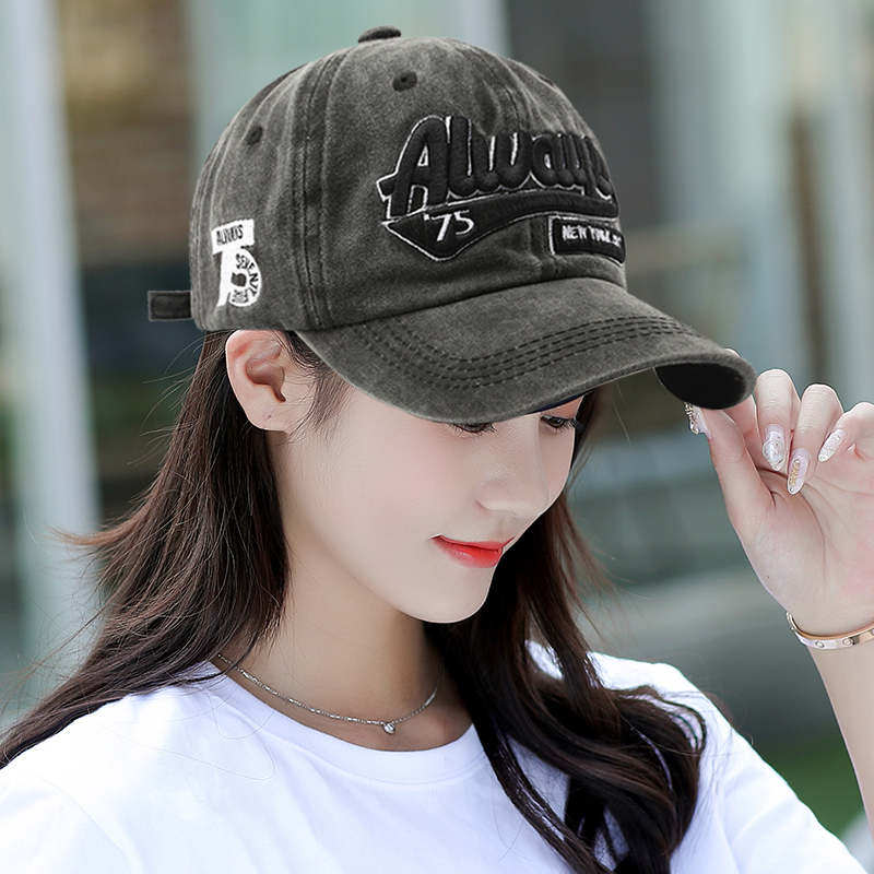 Baseball Cap for Women Spring and Summer Sun-Proof New Look Small Casual Korean Fashion All-Matching Hat Men's Peaked Cap