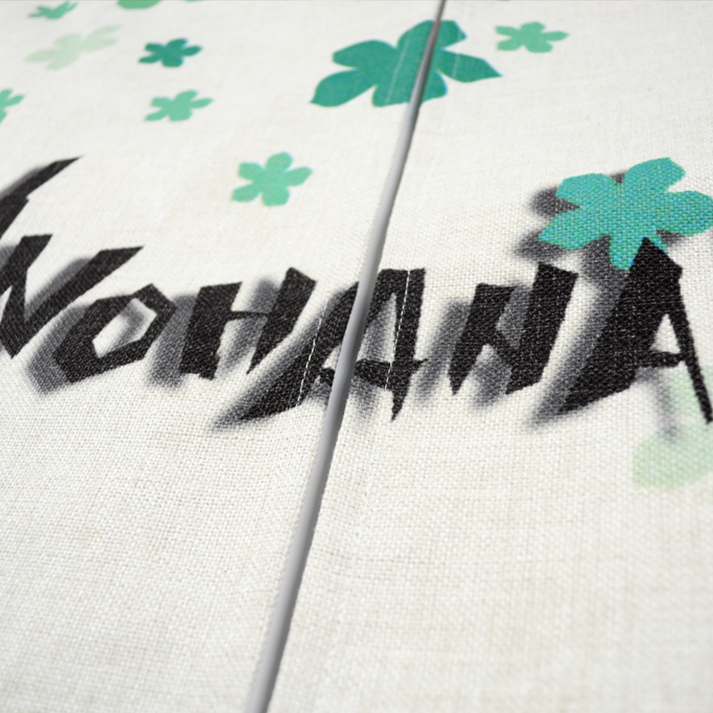 anime never heard of huaming second dimension face code children's bedroom curtain cotton hemp curtain study partition curtain half curtain fabric art