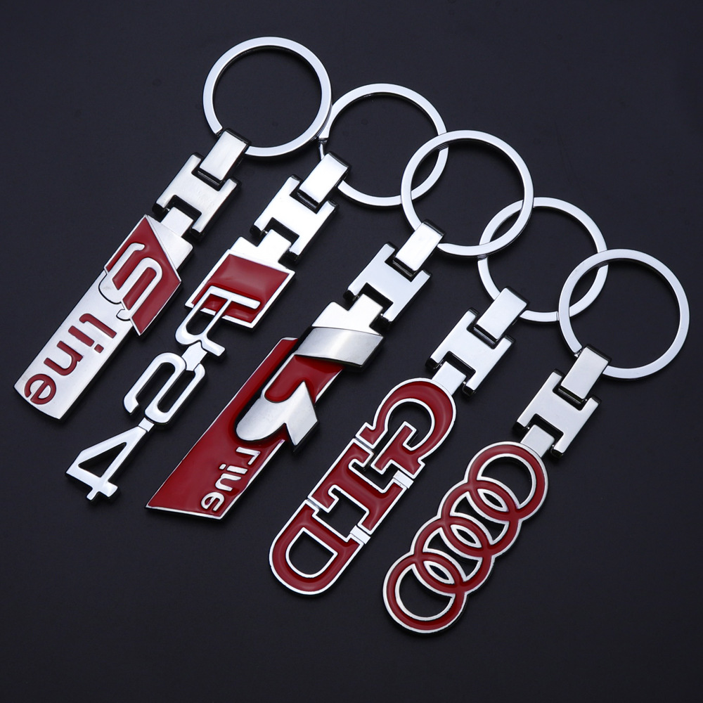 H Buckle Car Logo Keychain 4S Store Business Promotion Gift Metal Keychains Small Gift Car Key Ring Pendant