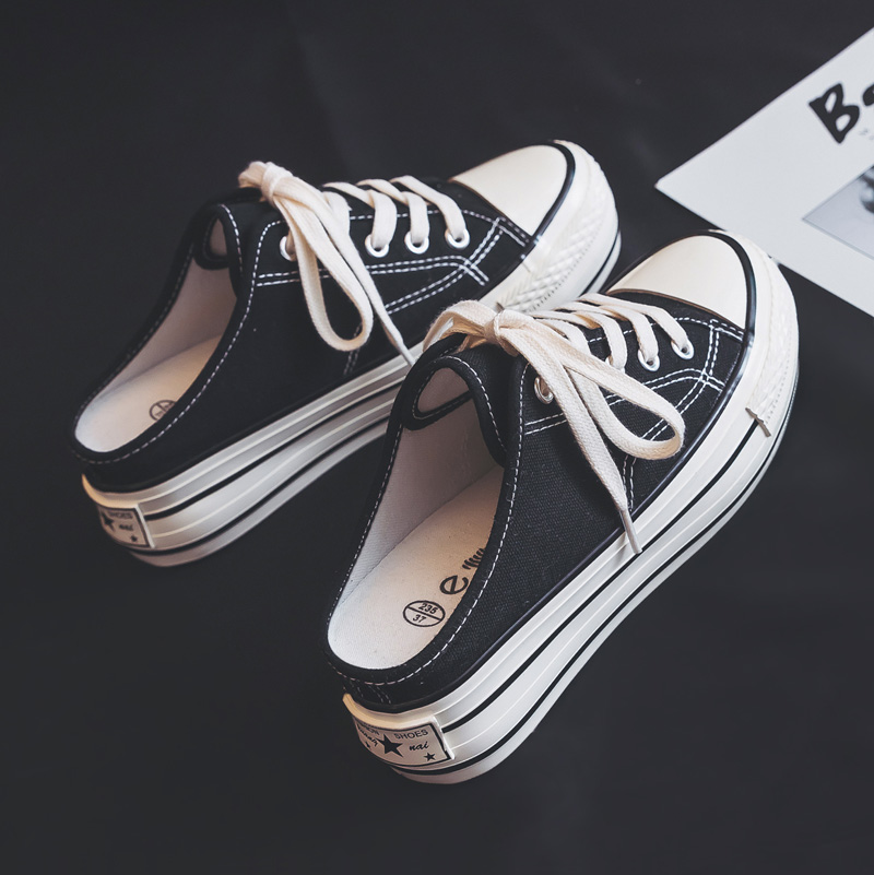 l'achat d'une petite sale orange nouveau sans talon paresseux chaussures de femmes dans le supérieur chaussures en toile de la moitié-des chaussons de pédale d'épais bas décontracté l'achat d'une petite sale orange nouveau sans talon paresseux chaussures de femmes dans le supérieur chaussures en toile de la moitié-des chaussons de pédale d'épais bas décontracté