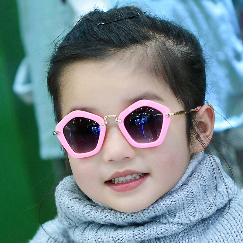 兒童太陽鏡女防紫外線男女童墨鏡潮韓國個性公主韓版可愛寶寶眼鏡