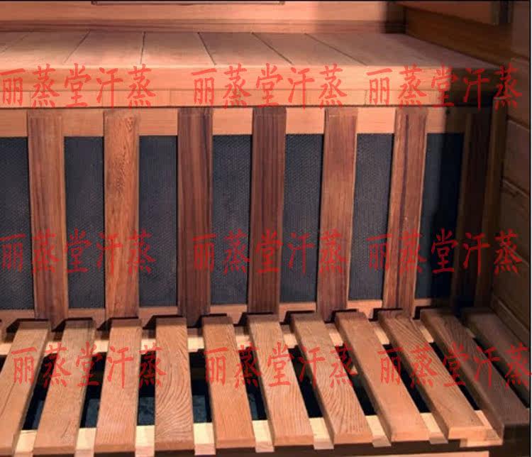паровая сауна 尊享红雪松碳板房频谱屋/双人汗蒸房/家用桑拿房/汗蒸箱电气石