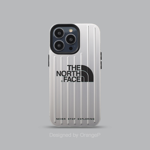 The North Face New Rimowa Suitcase Rib Electroplated 14, 13, 12 iPhone Case