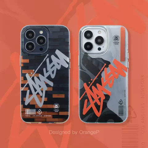 STUSSY New Phone Cases Covers Trendy Fashionable Silicone TPU iPhone 14, iPhone 13, iPhone 12