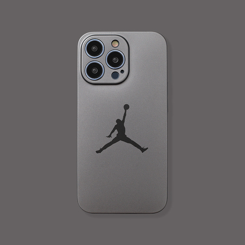 Gray — Air Jordan Electroplated 14, 13, 12, 11 iPhone Case