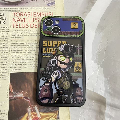 Green — Super Mario Luigi New 14, 13, 12 iPhone Case