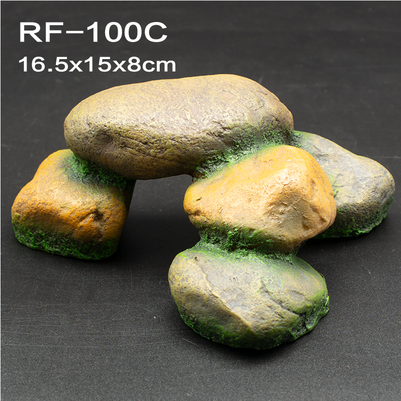 Fish Tank Scenery Decoration Rockery Stone Moss Small Bridge Submerged Wood Aquatic Plants Turtle Jar Fish Shrimp Shelter Tree Hole Best-Selling