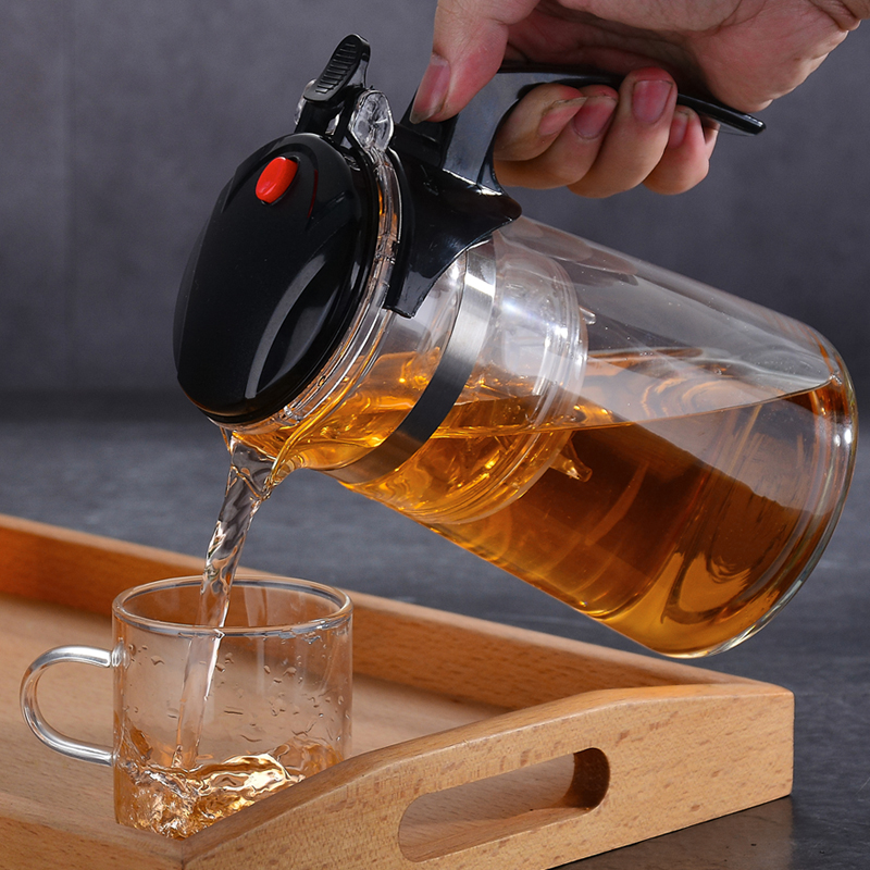 泡茶壶玻璃冲茶器过滤沏花茶杯耐高温拆洗便携飘逸杯套装家用茶具