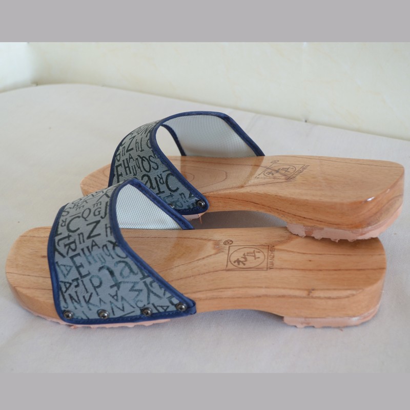廣西手工木屐一字拖木鞋 男女款室內防滑木拖鞋