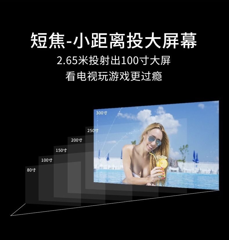 new hyswow home projector 1080p wireless projector wifi intelligent portable high definition office projector