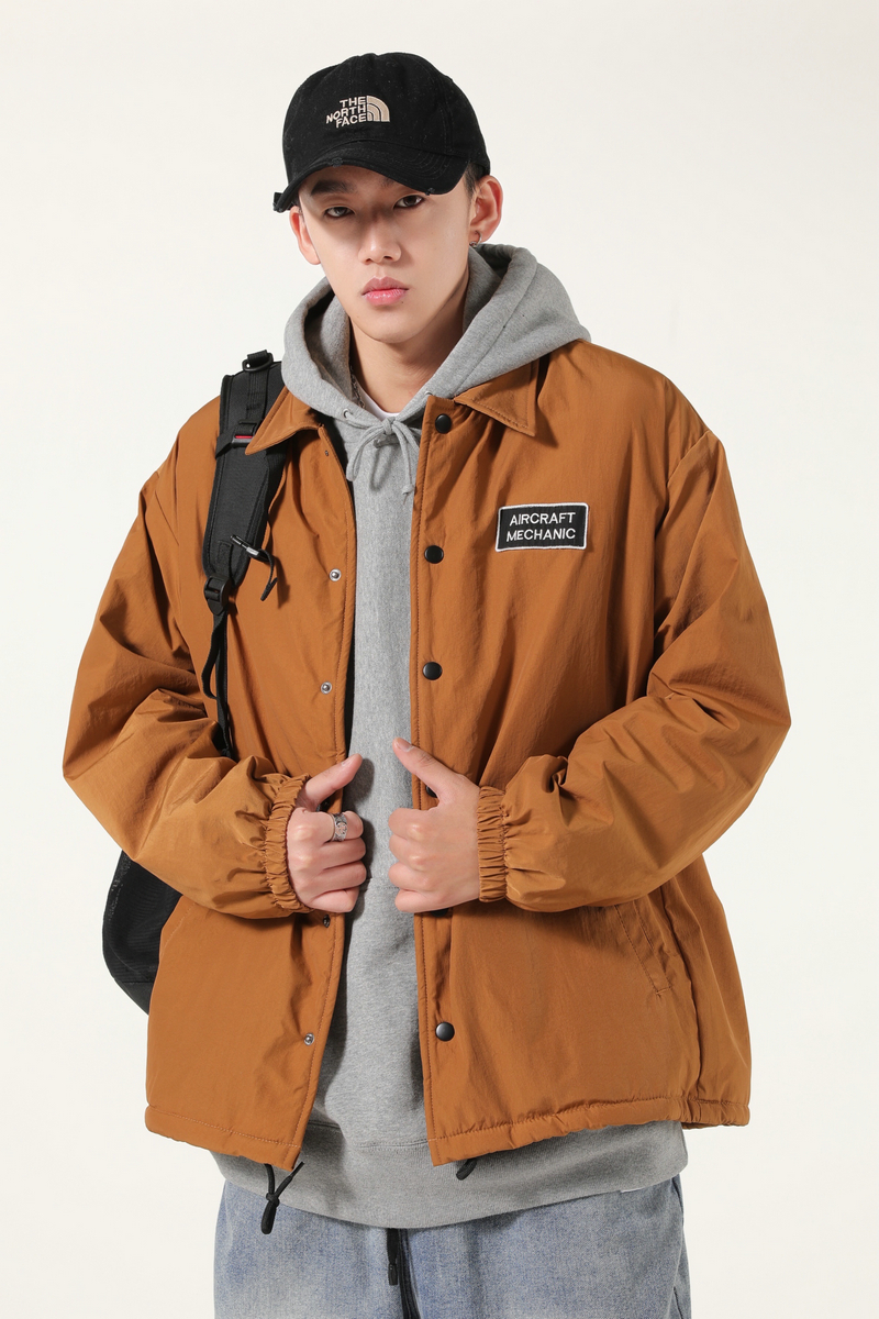20 autumn and winter Japanese original Shawn Yue tide men and women neutral lamb wool warm function coach jacket cotton padded coat