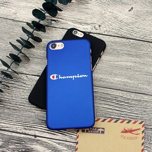 Champion陈冠希iPhone7 6s手机壳8苹果6plus冠军半包边磨砂5se壳