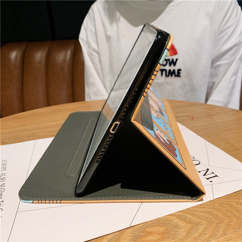 スヌーピーアップルipad 6 air 2保護カバー2018新作アニメ9.7インチmini 5シリカゲル3は4ソフトシェルを適用します。-1