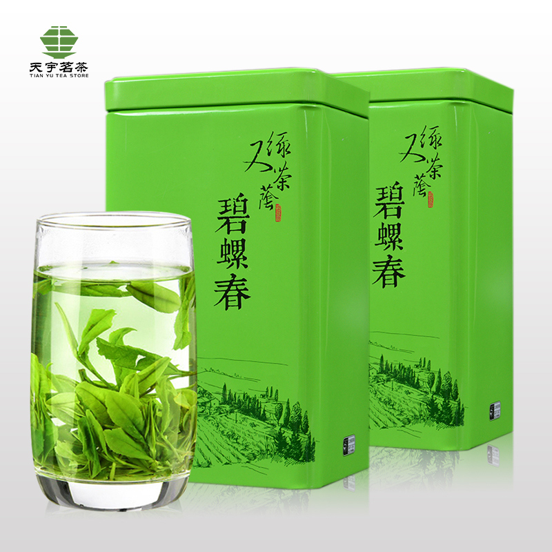 绿茶明前春茶碧螺春2018新茶浓香型苏州洞庭湖绿茶毛尖茶叶礼盒