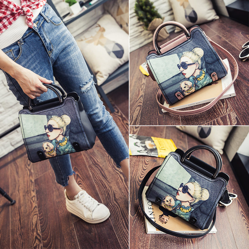 ladies bag 2016 new handbag business handbag messenger bag ol commuter women bag 2016 autumn and winter new fashion simple shell bag ladies handbag female shoulder messenger bag bear
