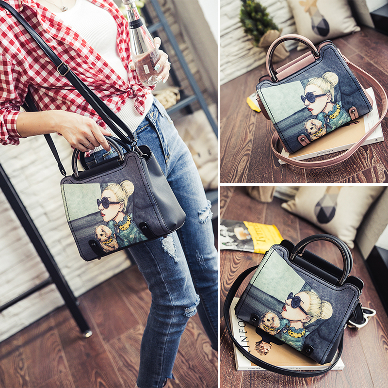 ladies bag 2016 new handbag business handbag messenger bag ol commuter women bag 2016 autumn and winter new fashion simple shell bag ladies handbag female shoulder messenger bag bear