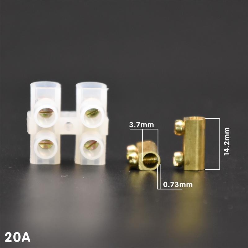 20 pieces of 20a copper terminal wire connector terminal wire connector butt connector