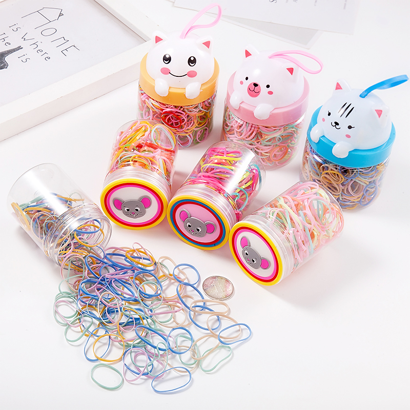 Children's Rubber Band Does Not Hurt Hair Small Disposable Rubber Band Baby Head Rope Female Korean Cute Baby Hair Band Headdress