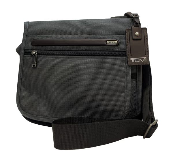 NEW TUMI 22105 FXT BALLISTIC NYLON FLAP BODY TABLET CROSSBODY MESSENGER BAG