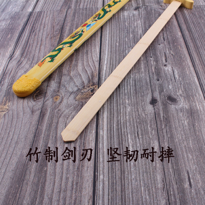 boy toy sword dragon sword bamboo wood more than 3 years old wooden children armed sword with scabbard bamboo sword