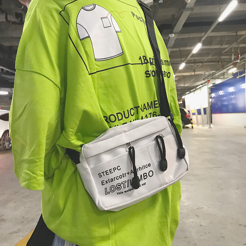 port de vent sac de messager des hommes de toile occasionnels joker de la rue de la mode hip-hop simple ulzzang sacoche sac à bandoulière port de vent sac de messager des hommes de toile occasionnels joker de la rue de la mode hip-hop simple ulzzang sacoche sac à bandoulière