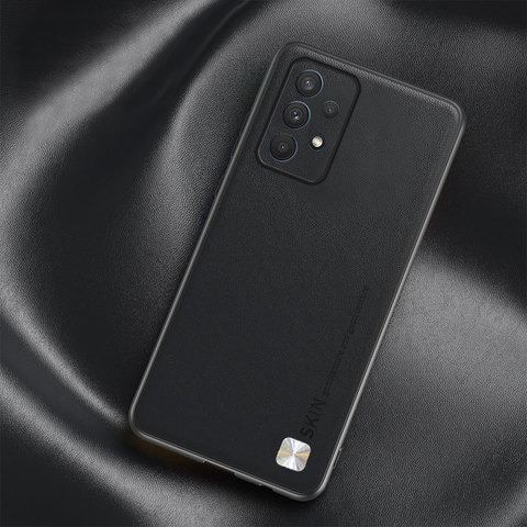 Thin Slim Genuine Leather Business Soft A13 5G, A23 5G, A33 5G, A53 5G, A73 5G Samsung Phone Case