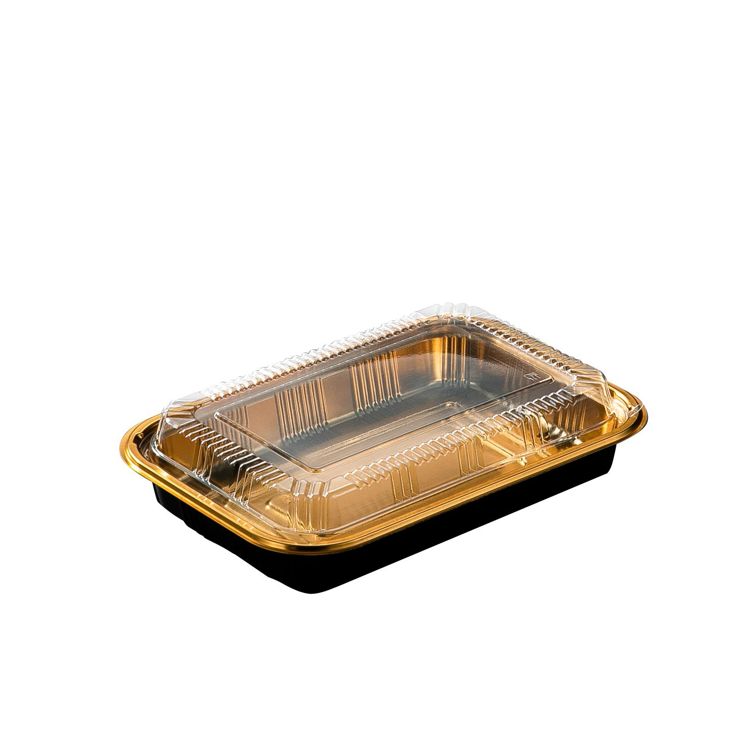 Export Golden American Sushi Packing Box Disposable Sushi Box Plastic Platter Cow Lamb Roll Takeaway Packing Box