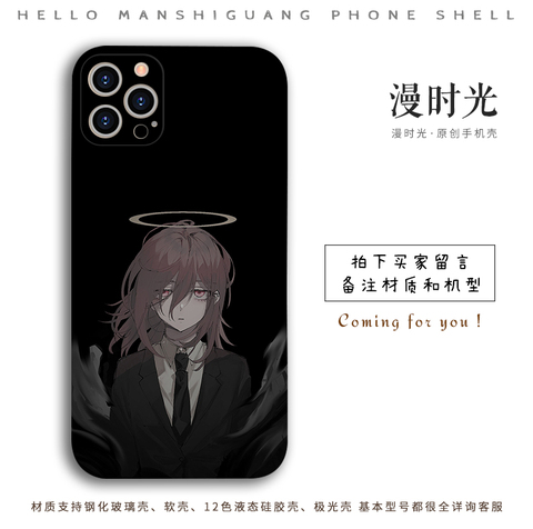 Chainsaw Man Manga Collage Black & White Silicone iPhone Case