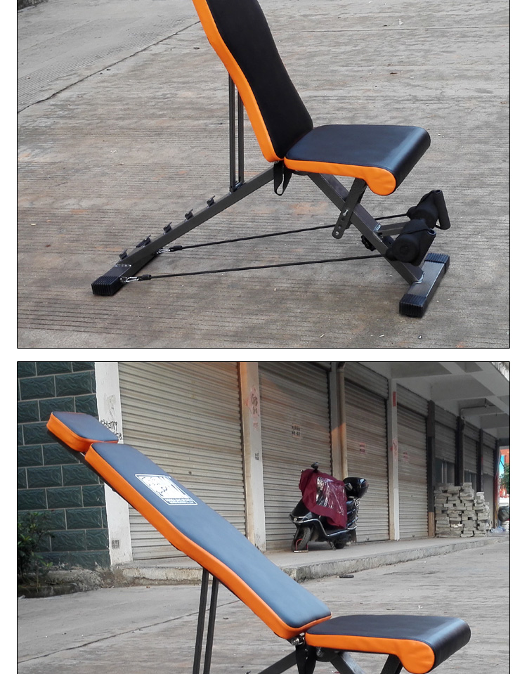 外贸出口韩国ba2多功能健身椅哑铃凳仰卧起坐板收腹机可调节折叠图片