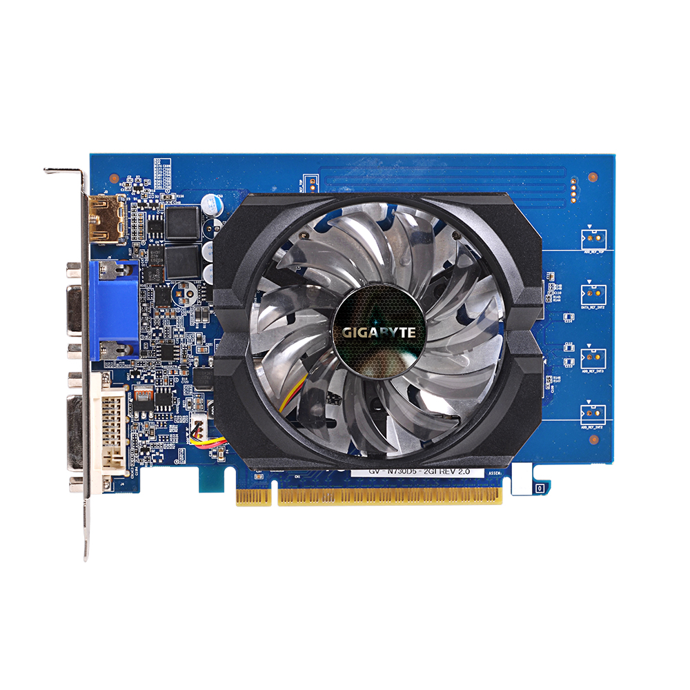 take a picture of gv-n730d5-2gi gtx730 desktop game design independent video card