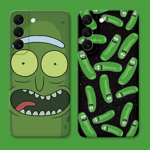 Rick And Morty New Funny Pickle Illustration S23, S23 Plus, S23 Ultra, S22, S22 Plus, S22 Ultra, S21, S21 Plus, S21 Ultra