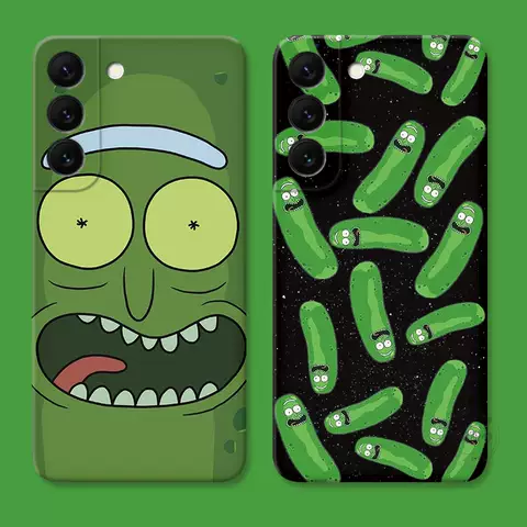 Rick And Morty New Phone Cases Covers Funny Pickle Illustration Galaxy S23, Galaxy S23 Plus, Galaxy S23 Ultra, Galaxy S22, Galaxy S22 Plus, Galaxy S22 Ultra, Galaxy S21, Galaxy S21 Plus, Galaxy S21 Ultra,