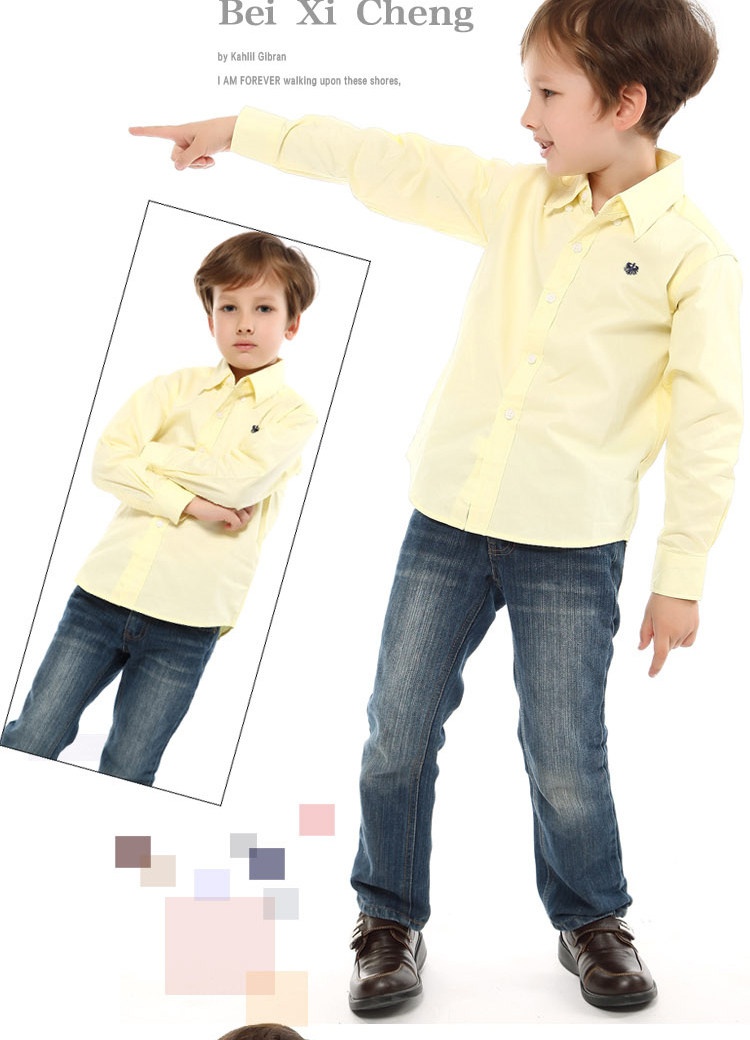 Chemise garcon à manche longue - Ref 2072846 Image 22