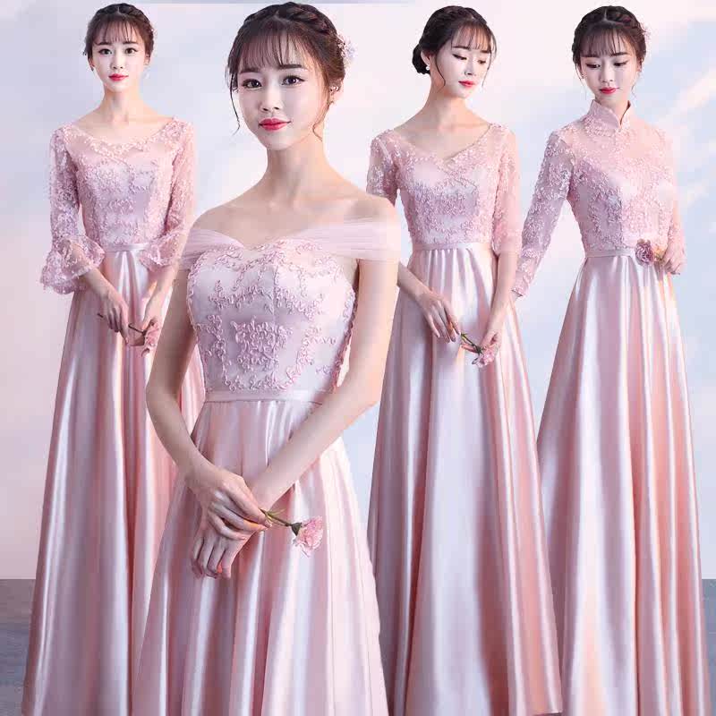 pour louer 2017 nouvelle demoiselle d'honneur vêtements de long paragraphe tempérament élégant groupe de demoiselle d'honneur robes de robe longue de sœurs de la jupe d'automne et d'hiver robe de soirée pour louer 2017 nouvelle demoiselle d'honneur vêtements de long paragraphe tempérament élégant groupe de demoiselle d'honneur robes de robe longue de sœurs de la jupe d'automne et d'hiver robe de soirée
