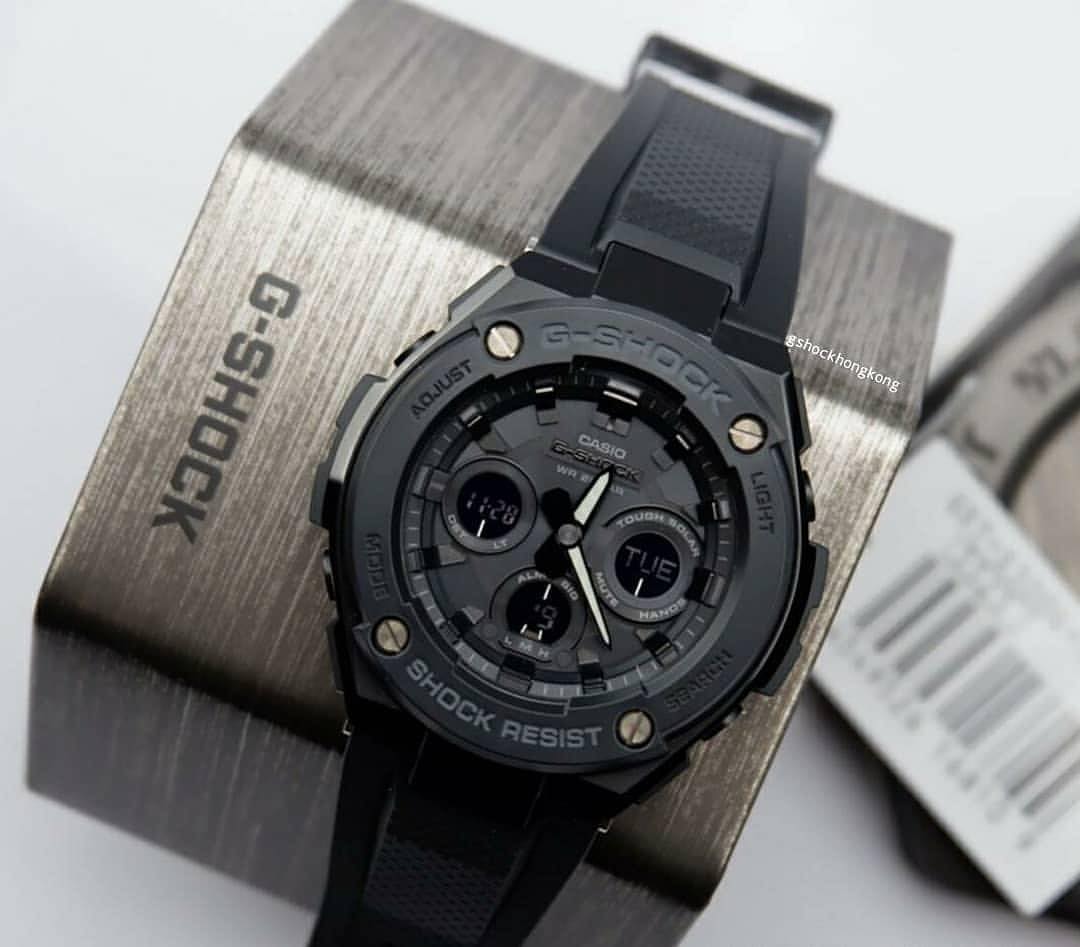 casio g-steel photokinetic men's watch gst-s110d-1a s110 s120l s100g-1b 1a - Hxlstore.com