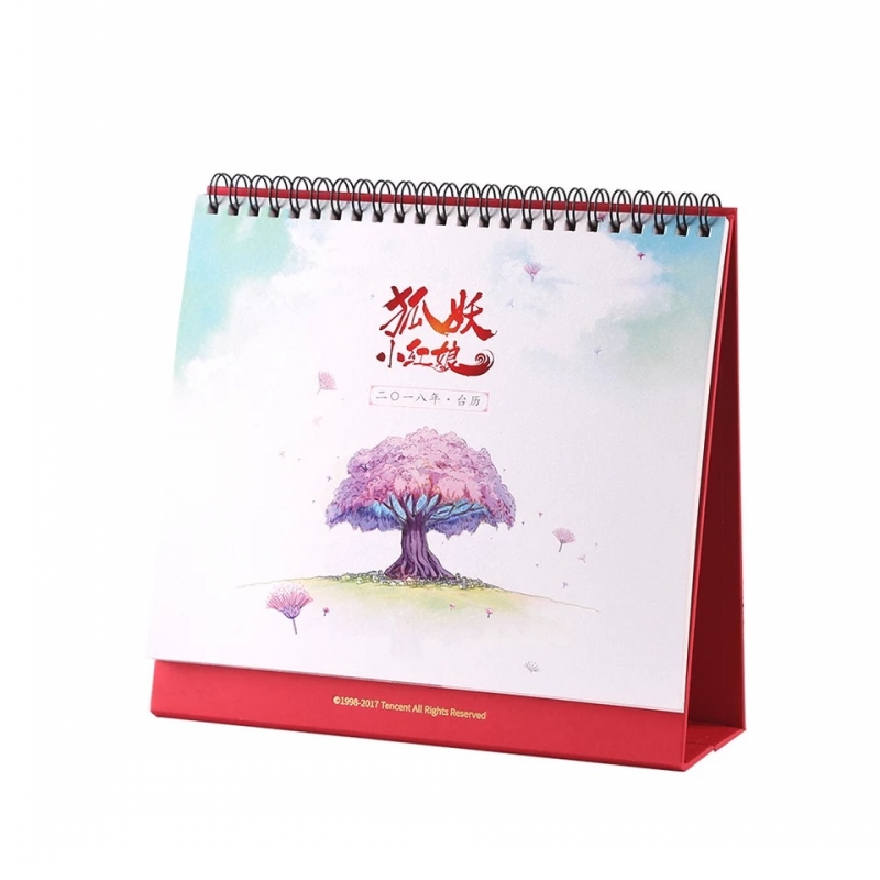 Genuine fox demon little matchmaker anime peripheral Tu Shan Su Su Ya Ya 2018 desk calendar calendar calendar creative ornaments