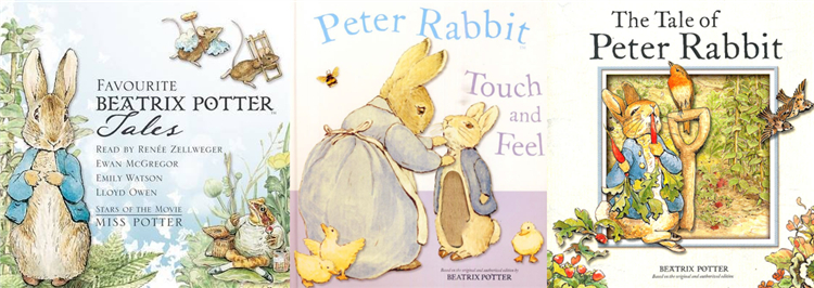 比得兔,又译彼得兔,(英语:peter rabbit)是一个虚构的图画小说拟人