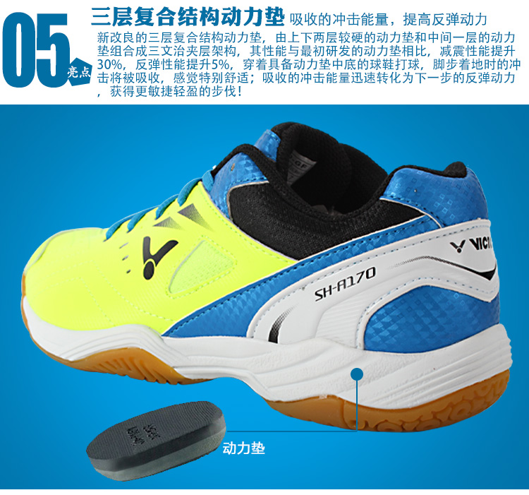 Chaussures de Badminton uniGenre VICTOR - Ref 841543 Image 14