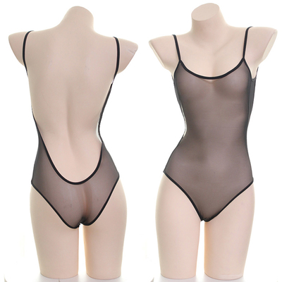 【撩汉出品】透明死库水 连体露背吊带泳衣学生日系泳装宅圈少女-淘宝网 【撩汉出品】透明死库水 连体露背吊带泳衣学生日系泳装宅圈少女-淘宝网