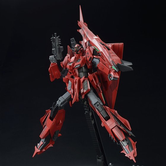 双11特价 万代 网店限定 mg 1/100 zeta敢达3号机p2型 红蛇 红z