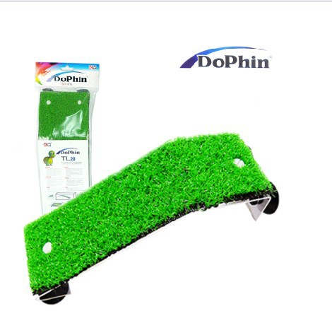 Jianrong Dophin Turtle Ladder Climbing Platform Aquarium Fish Tank Turtle Emulational Lawn Drying Platform Climbing Landscape