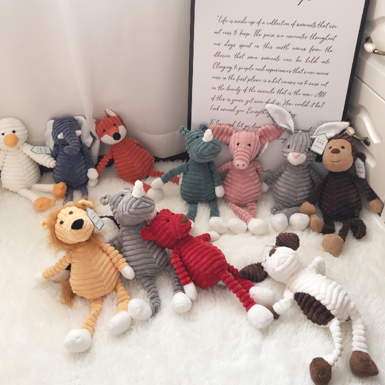 ugly cute striped animal plush toy baby soothes doll doll child